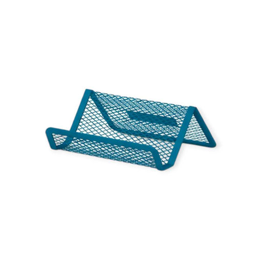 Picture of MESH REEF TURQUOISE BUSINESS CARD HOLDER